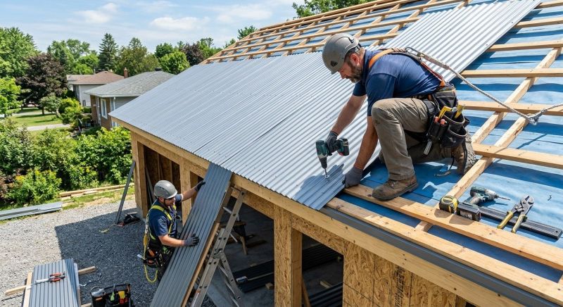 Tin Roof Installation in Plymouth Meeting, PA
