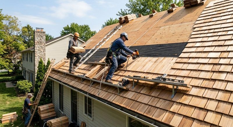 Wood Roofing Installation in Audubon, NJ