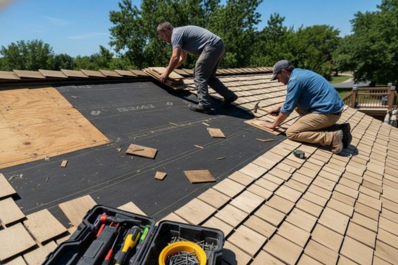 Wood Shake Roof Repair in Huntingdon Valley, PA
