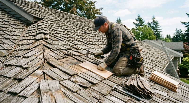 Wood Shake Roof Repair in Huntingdon Valley, PA