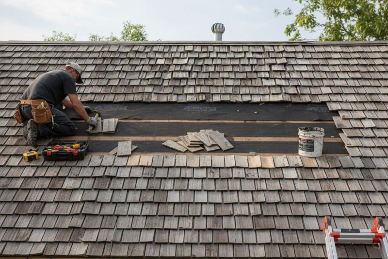Wood Shake Roof Repair in Huntingdon Valley, PA