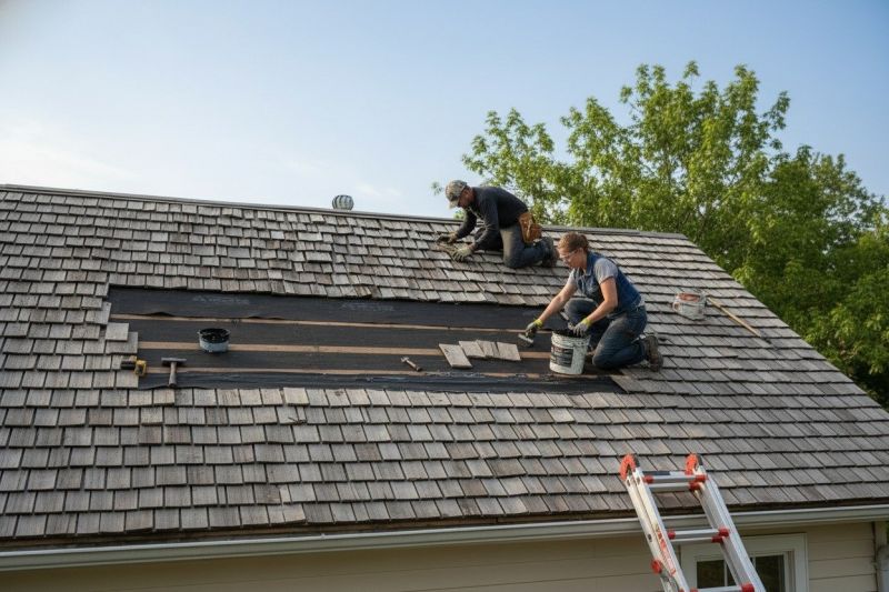 Wood Shake Roof Repair in Telford, PA
