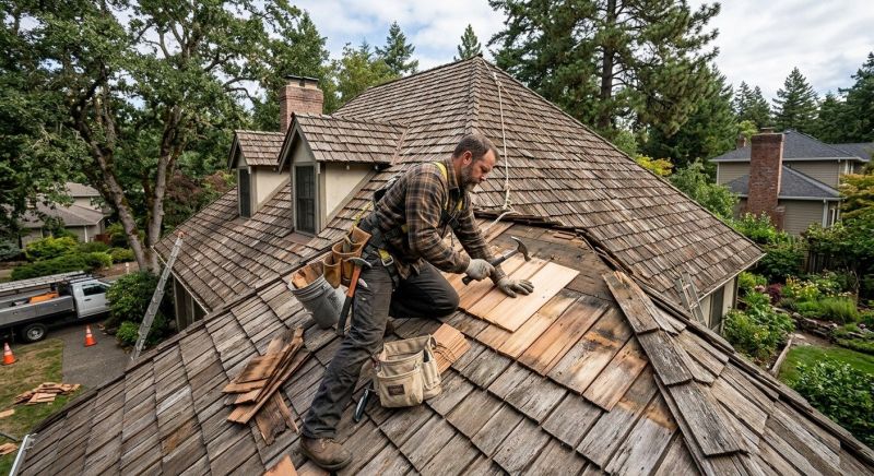 Wood Shake Roof Repair in Telford, PA