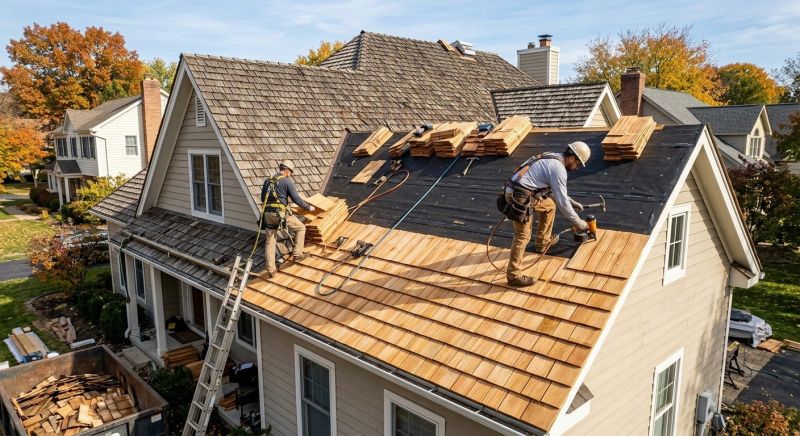 Wood Shake Roof Replacement in Chester County, PA