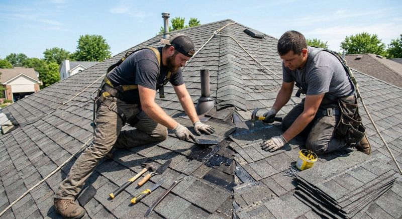 Asphalt Roof Repair in Aston, PA