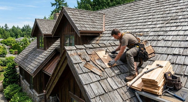 Cedar Shake Roof Repair in Souderton, PA