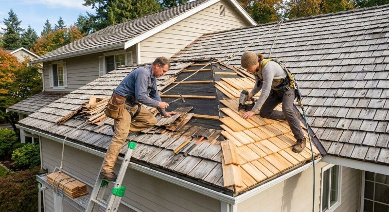 Cedar Shingles Repair in Perkasie, PA
