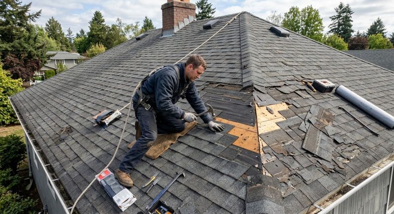 Damaged Roof Repair in West Chester, PA