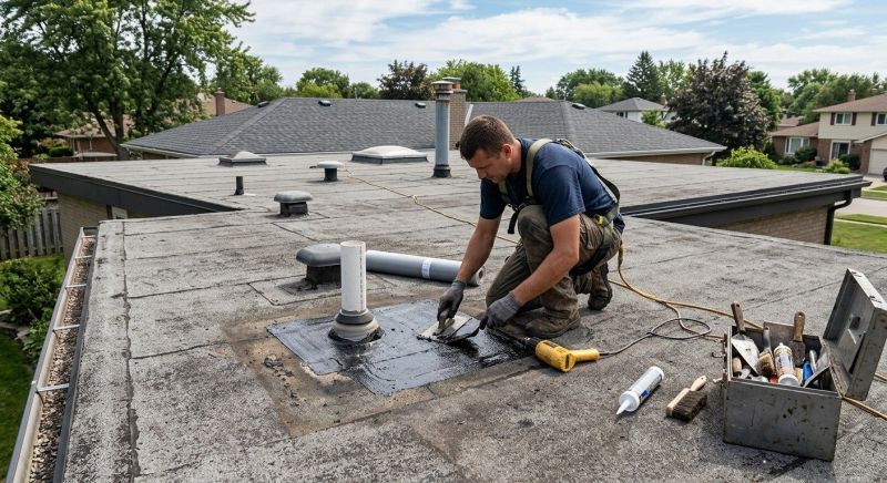 Flat Roof Repair in Wycombe, PA