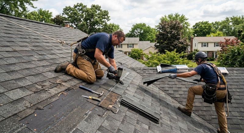 House Roof Repair in Plymouth Meeting, PA
