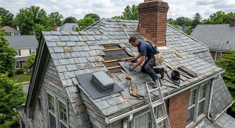 Slate Roof Repair in West Chester, PA
