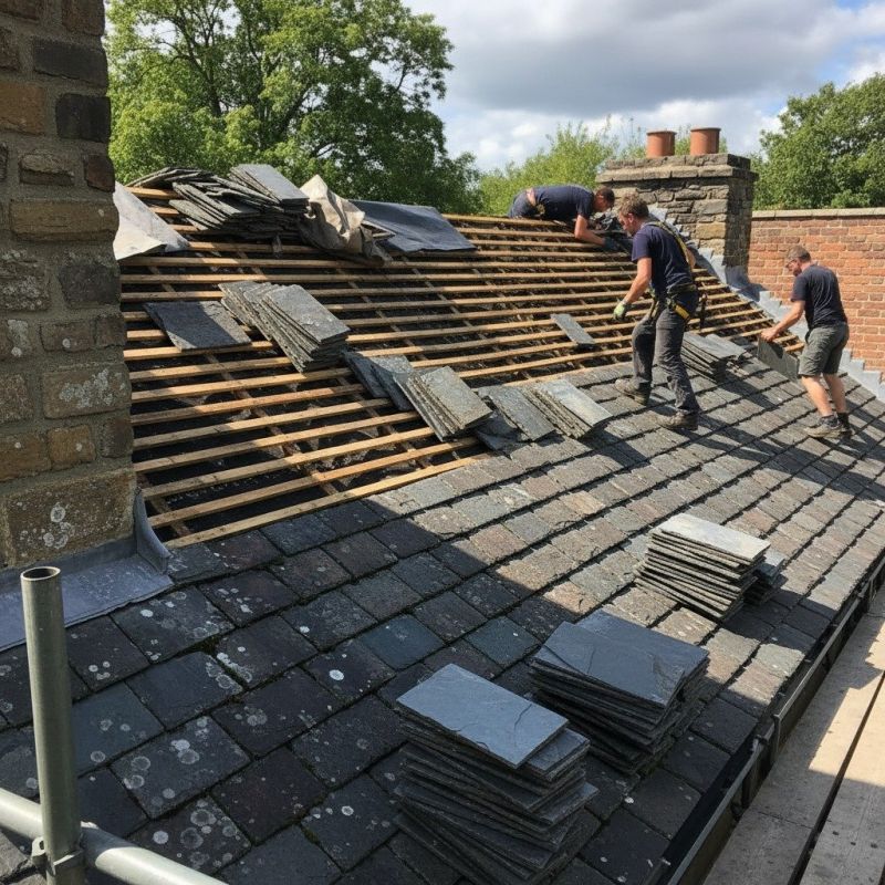 Slate Roof Replacement in Wayne, PA