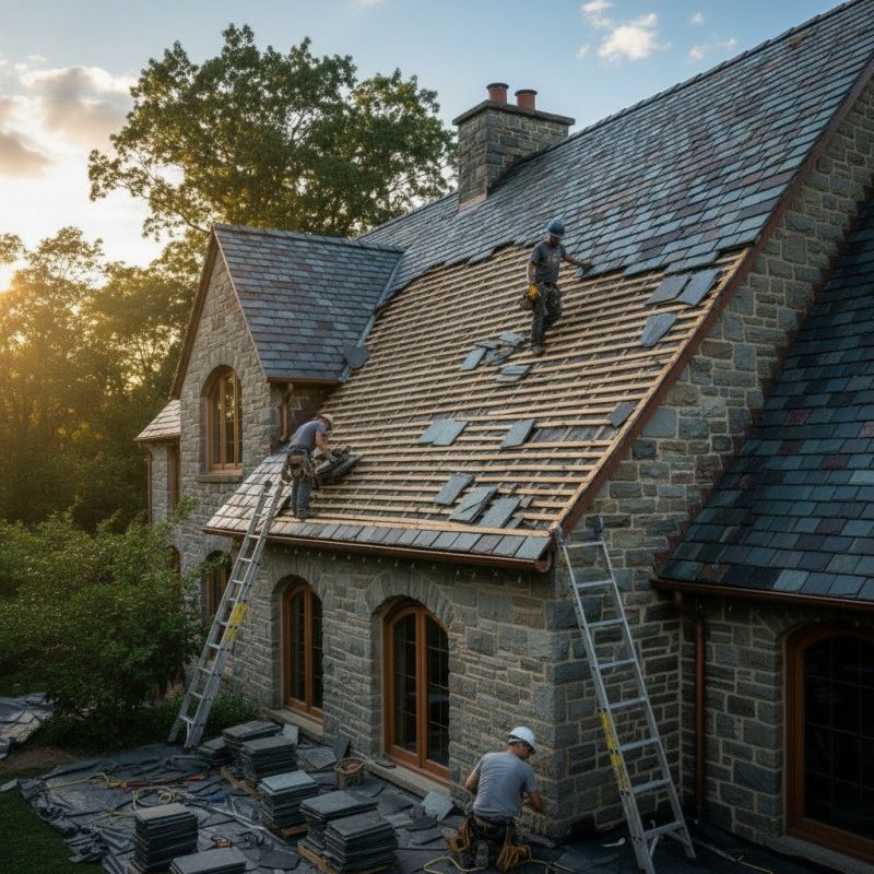 Slate Roof Replacement in Skippack, PA