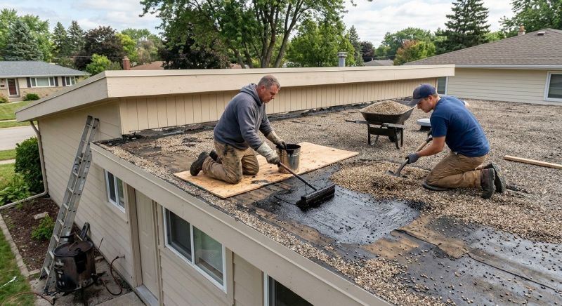Tar And Gravel Roof Repair in Souderton, PA
